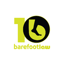 A logo with a number and foot Description automatically generated